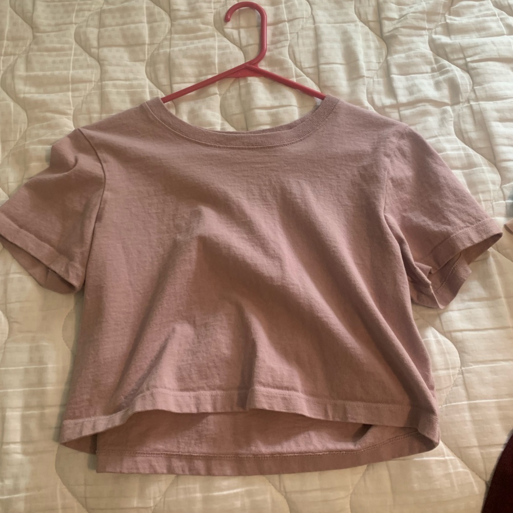Urban outfitters boxy crop top